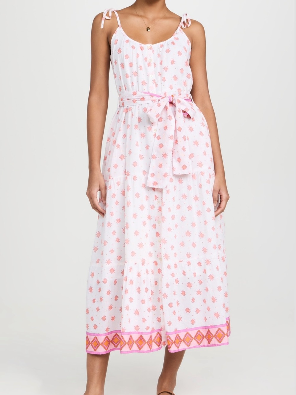 Marea by Liz Joy Siesta Tie- Waist Maxi Dress